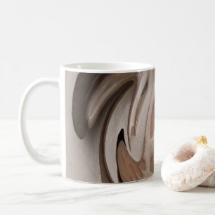 "Coffelicious" in den Schatten des Brauns und des Kaffeetasse