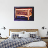 Coffer aus dem Grab von Tutankhamun Leinwanddruck (Insitu (Schlafzimmer))