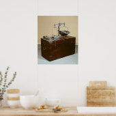 Coffer und Waage Poster (Küche)