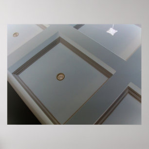 Coffered Decke Poster
