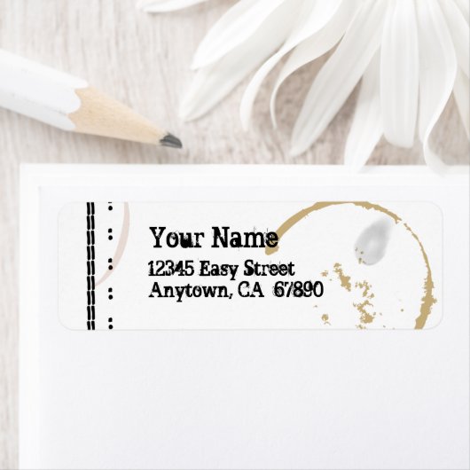 Coffestain-Label für Schreibmaschinen (Insitu)