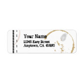 Coffestain-Label für Schreibmaschinen (Vorne)
