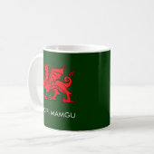 Coffi Mamgu - Nans Kaffee in Südwaliser Kaffeetasse (Vorderseite Links)