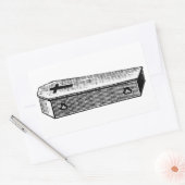 Coffin-Aufkleber Rechteckiger Aufkleber (Umschlag)