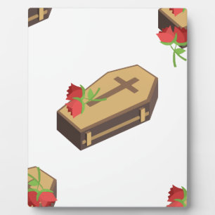 Coffin Emojis Fotoplatte