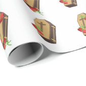 Coffin Emojis Geschenkpapier (Rolleneckpunkt)
