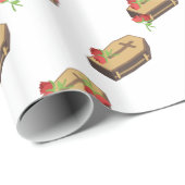 Coffin Emojis Geschenkpapier (Rolleneckpunkt)