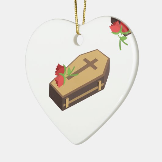Coffin Emojis Keramik Ornament (Links)