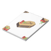 Coffin Emojis Notizblock (Rotiert)
