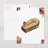 Coffin Emojis Postkarte (Vorne/Hinten)
