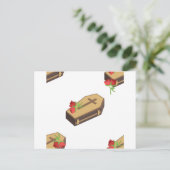 Coffin Emojis Postkarte (Stehend Vorderseite)