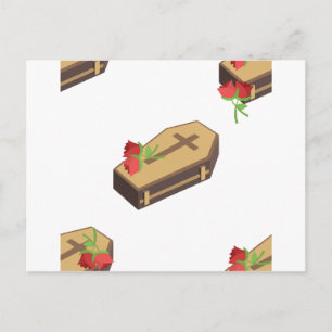 Coffin Emojis Postkarte