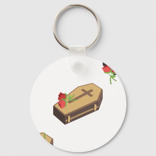 Coffin Emojis Schlüsselanhänger (Vorderseite)