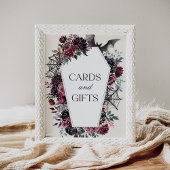 Coffin Halloween Kinderduschkarten und Geschenke Poster