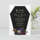 Coffin Party RIP Jugend Einladung (Stehend Vorderseite)