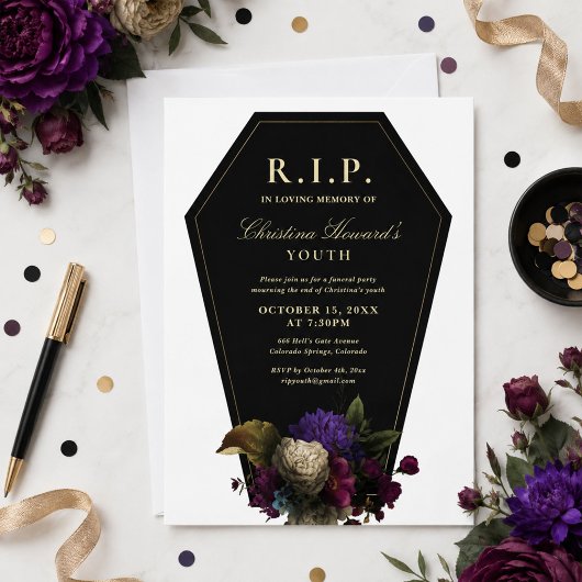 Coffin Party RIP Jugend Einladung