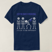 Coffin-Siris-Syndrom Dabbing Skelett Ok To be i T-Shirt (Design vorne)