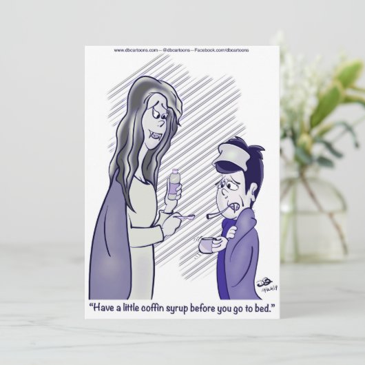 Coffinsirup Dankeskarte (Stehend Vorderseite)