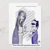 Coffinsirup Dankeskarte (Vorne/Hinten)