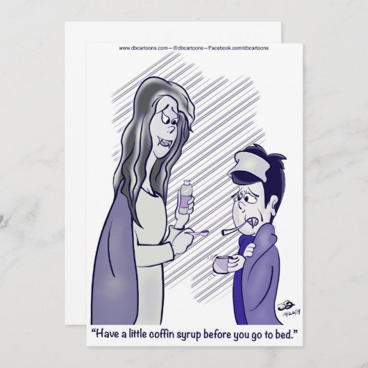 Coffinsirup Dankeskarte (Vorne/Hinten)