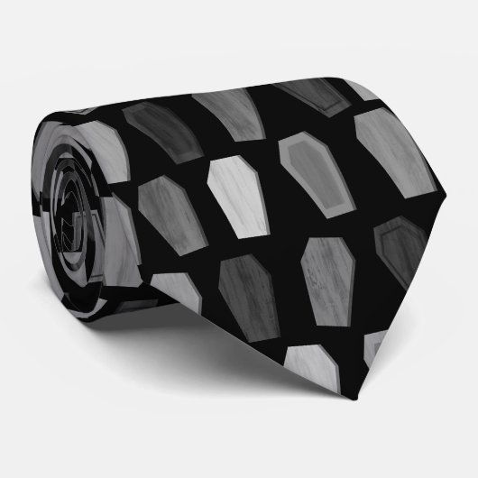 Coffinz - Grau Krawatte (Gerollt)