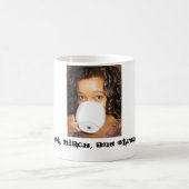 coffy, heiß, schwarz und stark! kaffeetasse (Mittel)