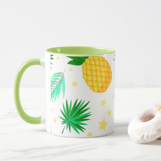 Coffy Tasse WIth Tropic Pattern