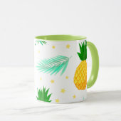 Coffy Tasse WIth Tropic Pattern (VorderseiteRechts)