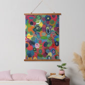 Cog Culture Wand hängt Wandteppich Mit Holzrahmen (Schlafzimmer)