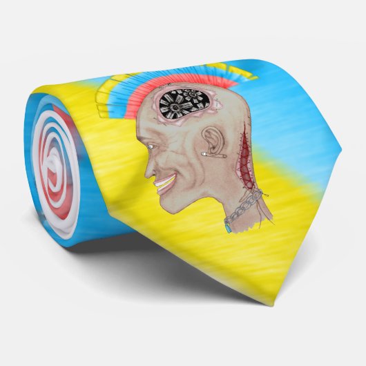 Cog-Nition (Vollfarbe) Krawatte (Gerollt)