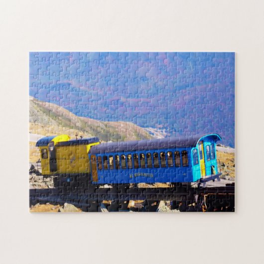 Cog Train Washington Mountain New Hampshire Puzzle (Horizontal)