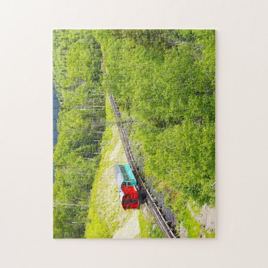 Cog Train Washington Mountain New Hampshire Puzzle (Vertikal)