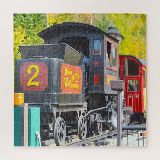 Cog Train Washington Mountain New Hampshire Puzzle (Vertikal)