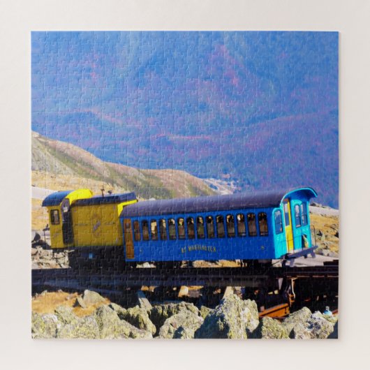 Cog Train Washington Mountain New Hampshire Puzzle (Vertikal)