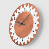 Cogged 01 - Martian Dust Storm Große Wanduhr (Winkel)