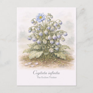 Cogitata infinita - Der endlos Denkende Botanische Postkarte