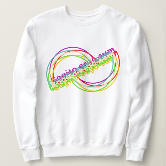 Cogito, ergo sum Art Sweatshirt (Design vorne)