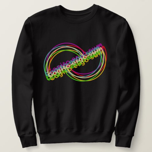 Cogito Ergo Sum - farbenfroher T - Shirt (Design vorne)