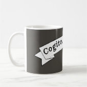 Cogito, ergo sum - ich denke, deshalb bin ich kaffeetasse (Links)