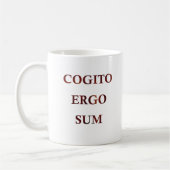 Cogito ergo sum kaffeetasse (Links)