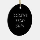 Cogito ergo sum keramik ornament (Rechts)