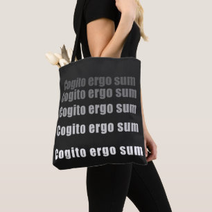 Cogito, ergo sum Latin Quote Tasche