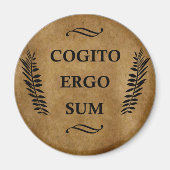Cogito ergo sum magnet (Vorne)