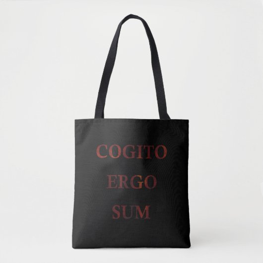 Cogito ergo sum tasche (Vorderseite)