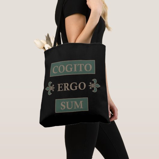 Cogito ergo sum tasche (Von Nahem)