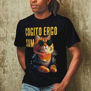 Cogito ergo sum Tri-Blend shirt