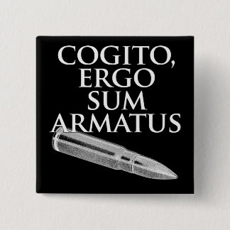 Cogito, ergo Summe Armatus Button