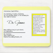 CogKNITive RX Mousepad (Vorne)