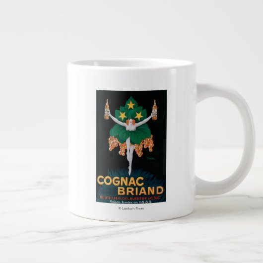 Cognac Briand Promotion Poster Jumbo-Tasse (Rechts)