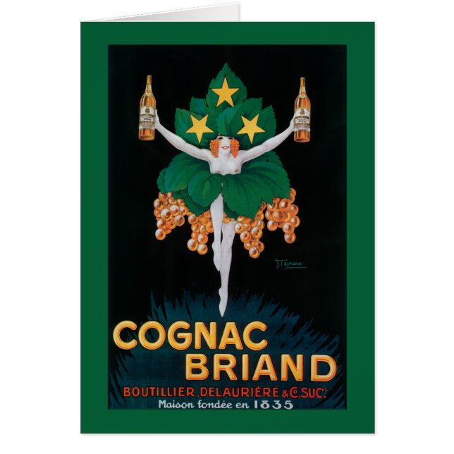 Cognac Briand Promotionplakat (Vorne)
